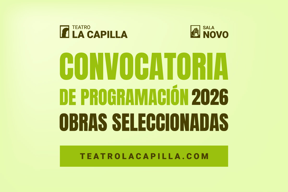 Convocatoria de proramación 2026: Obras seleccionadas